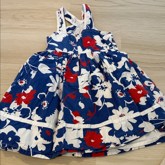 The Children's Place Blue and Red Floral Dress - Picture 2 of 2